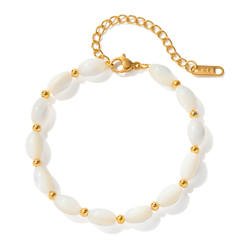 Armband met schelpen parels Armband met schelpen parels