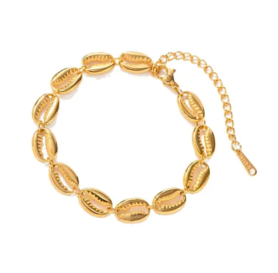 Armbandje met Schelpjes Goud