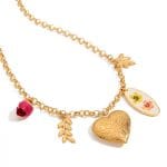 Bedelketting Love and Flowers
