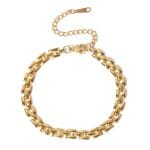 Brede schakelarmband