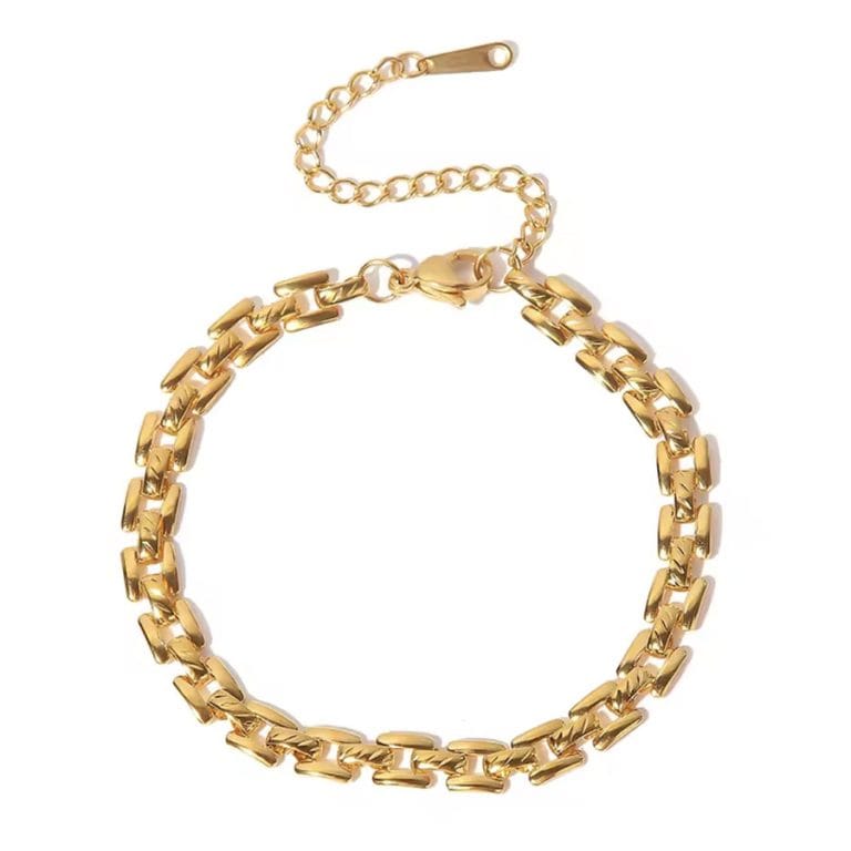 Brede schakelarmband