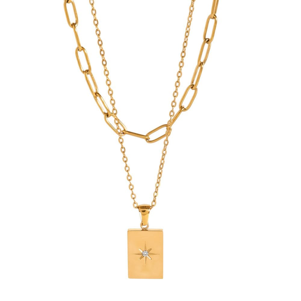 Dubbele ketting met hanger