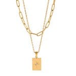 Dubbele ketting met hanger