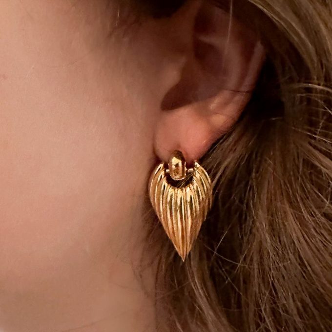 Gold Statement Oorbellen