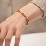 Gouden kralen armband