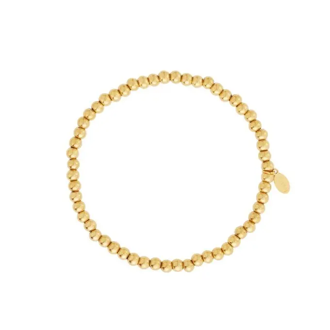 Gouden kralenarmband