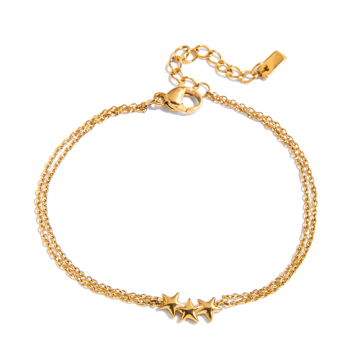 Gouden sterretjes armband Gouden sterretjes armband