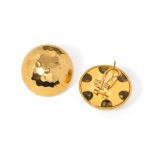 Grote Clip On oorbellen goud