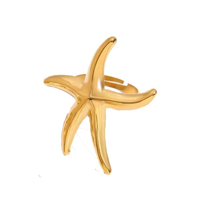 Grote ring met zeester