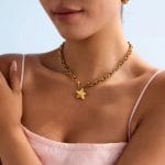 Ketting met ster goud