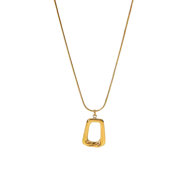 Ketting met vierkante hanger
