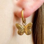 Oorbel Vlinder hanger