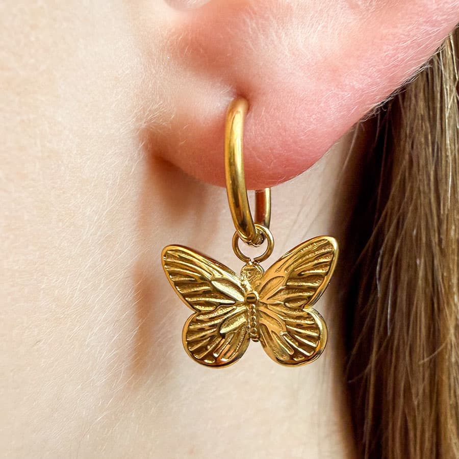 Oorbel Vlinder hanger