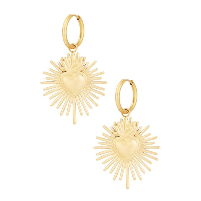 Oorbellen Milagros hart