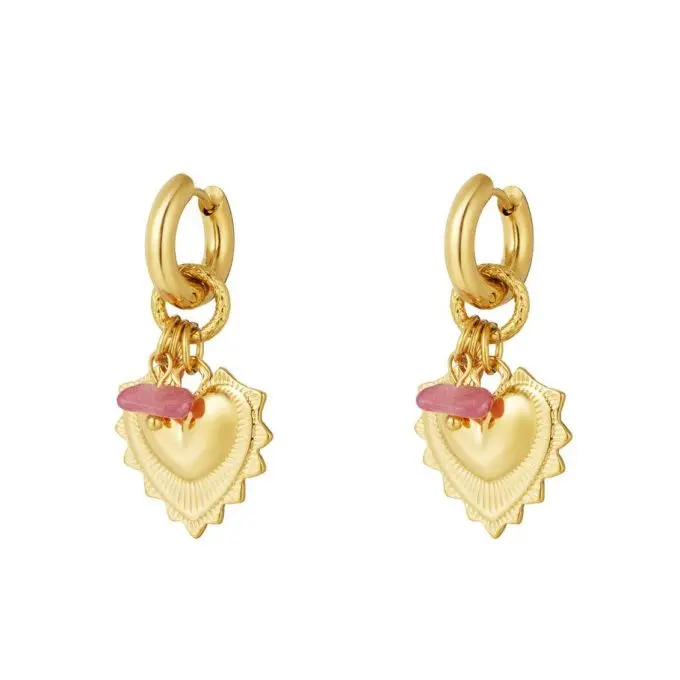 Oorbellen met hartje