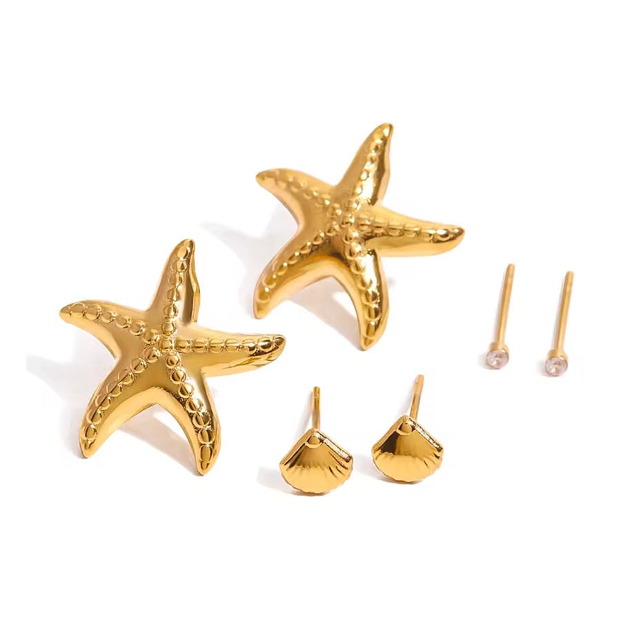 Oorbellen set 3 gaatjes Oorbellen set 3 gaatjes