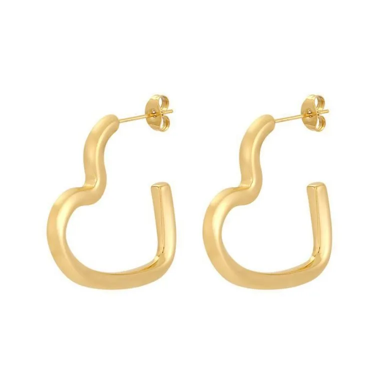 Open hartjes Oortbellen