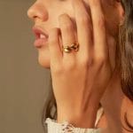 Ring gouden hartjes