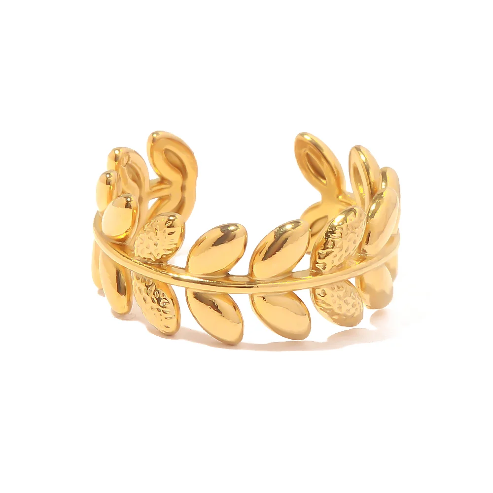 Ring met olijfblad Ring met olijfblad