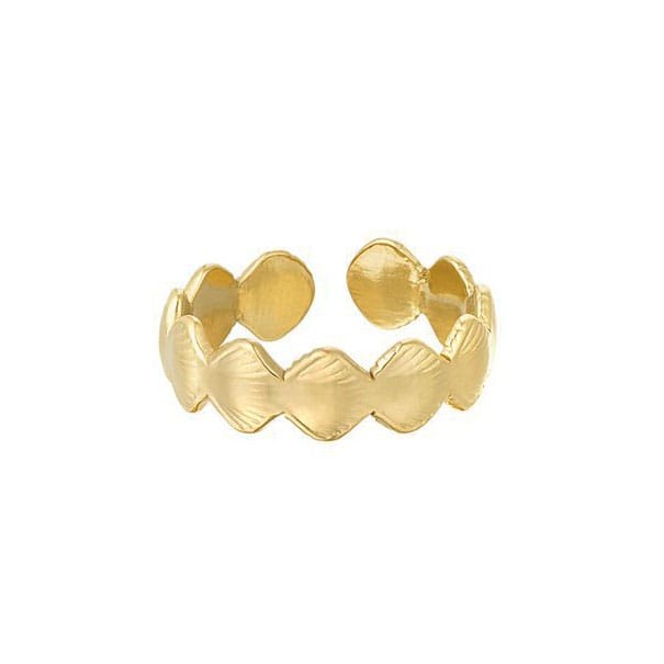 Ring met schelpjes