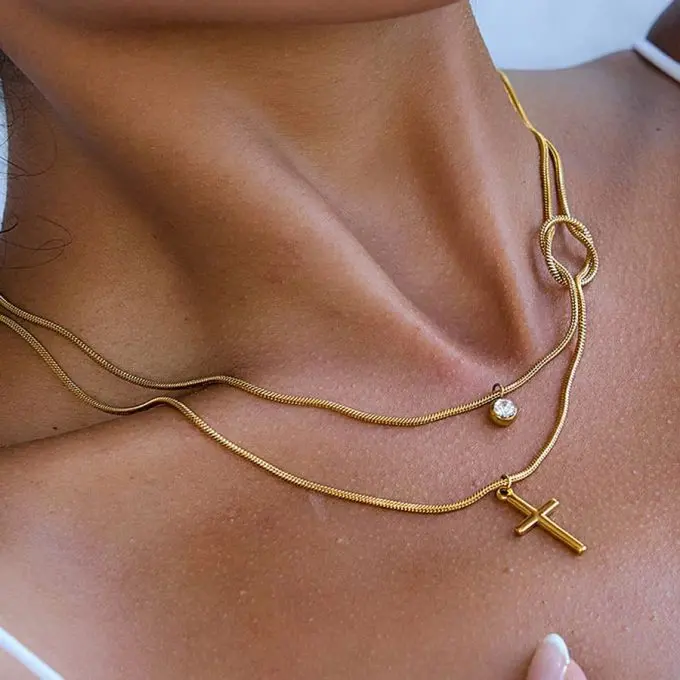 Geknoopte dubbele ketting