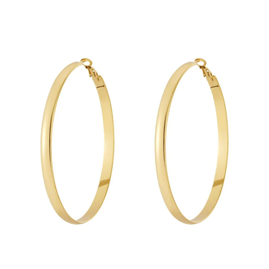 Gouden Hoop Oorbellen Gouden Hoop Oorbellen