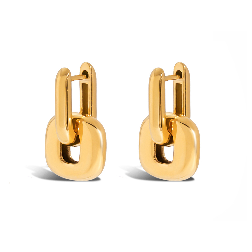 Link oorbellen goud Link oorbellen goud