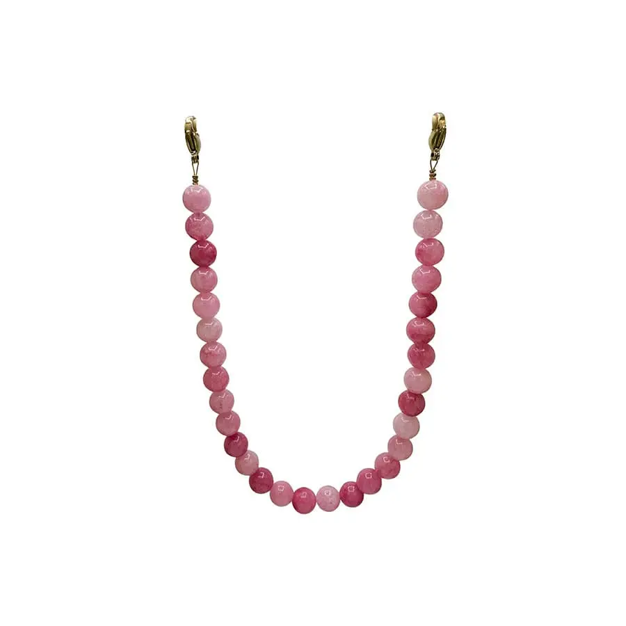 telefoonkoord roze jade
