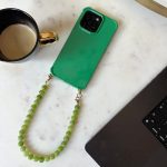 groene jade telefoonkoord