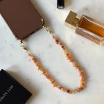 Oranje jade telefoonkoord