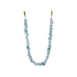 telefoonkoord aquamarijn edelstenen