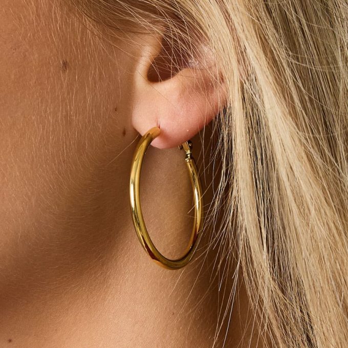 Basic Hoops oorbellen