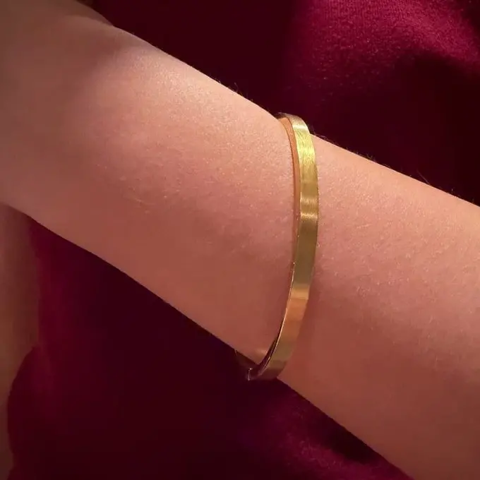 Classic Bangle 4 mm Goud