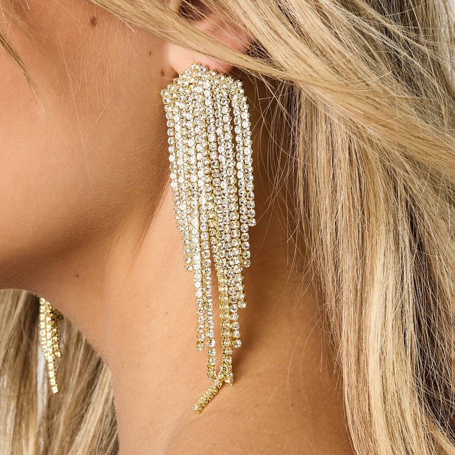 Glitter Oorbellen Kerst