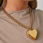 Gouden Ketting Groot Hart