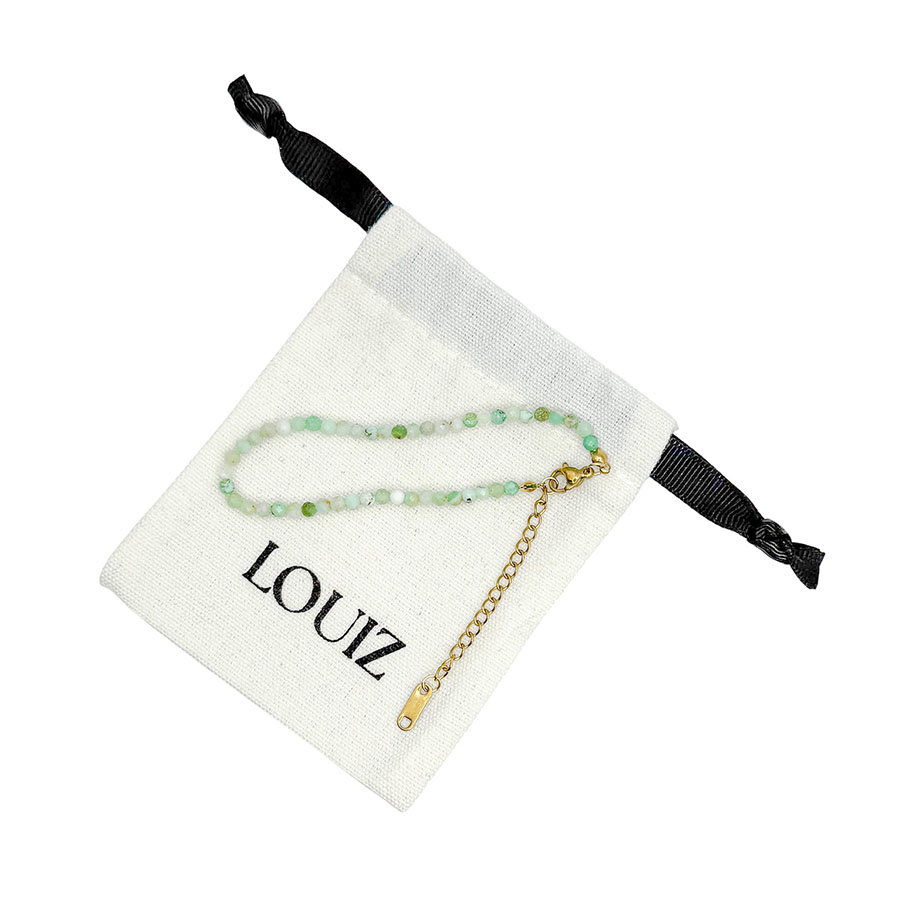 Groene opaal pouch s