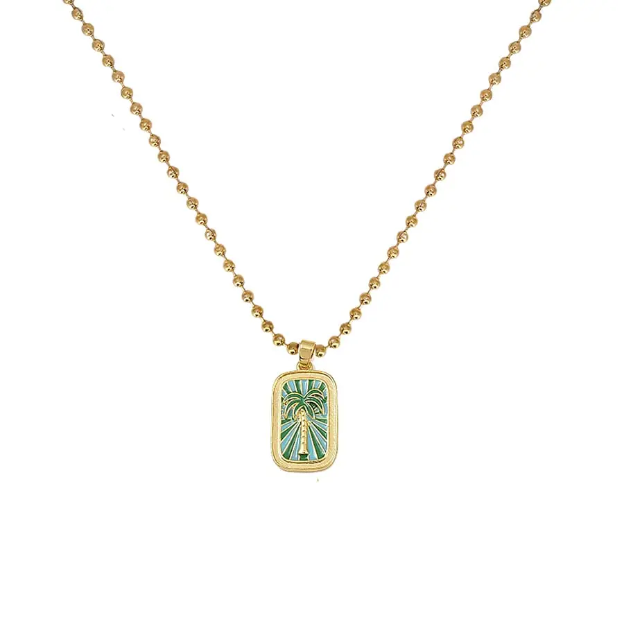 Ketting met palmboom s (1) Ketting met palmboom