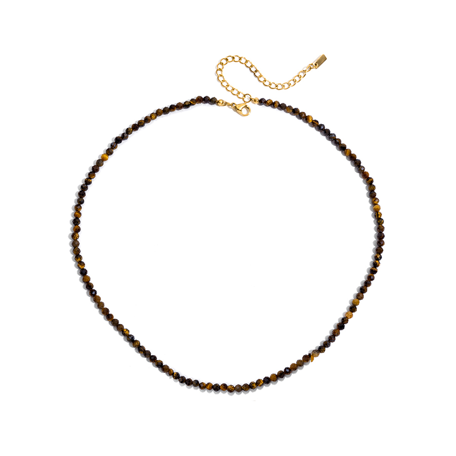 Ketting met tijgeroog kralen