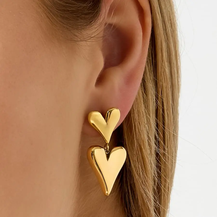 Oorbellen met hartjes