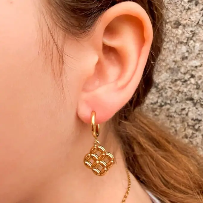 Oorbellen met keltische hanger