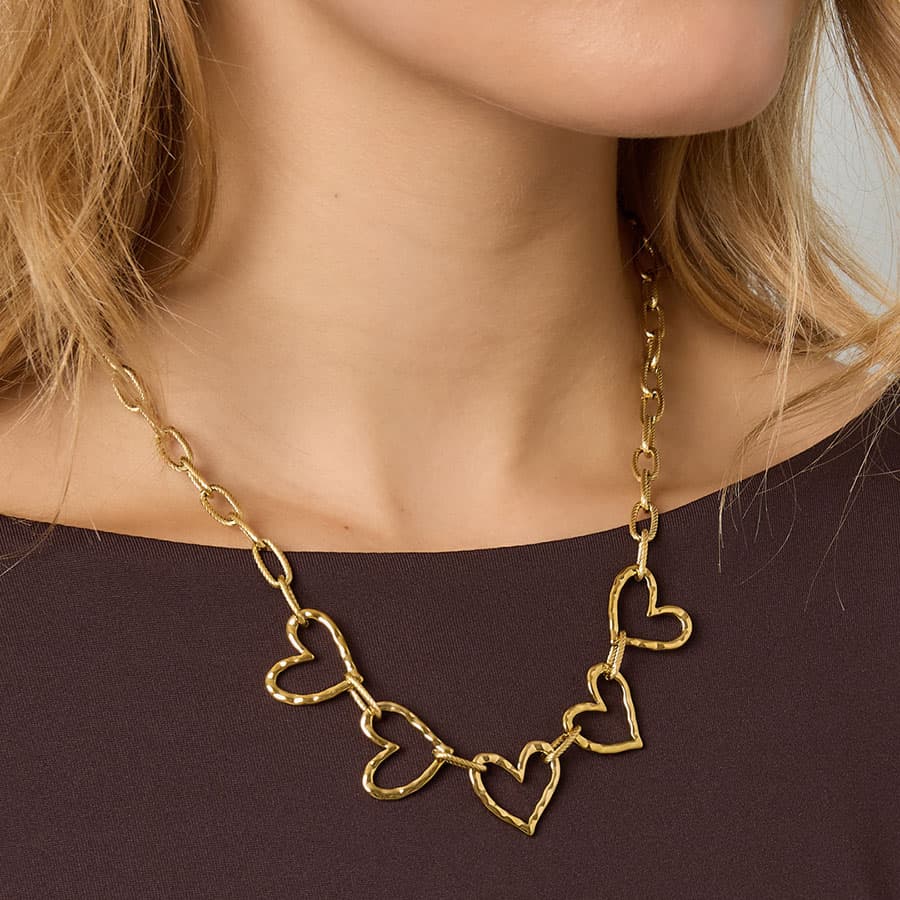 Schakelketting met hartjes