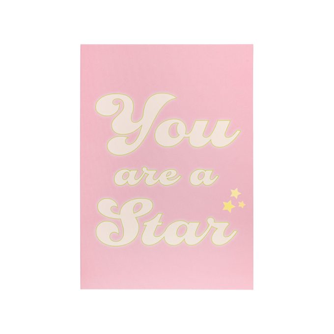 Wenskaart You're a Star