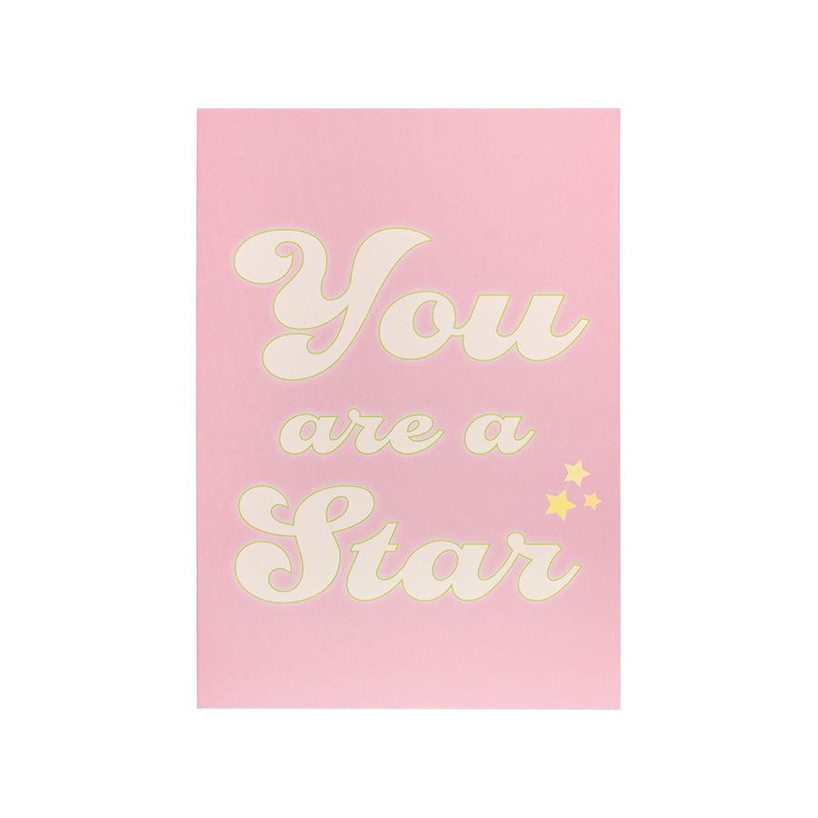 Wenskaart You're a Star