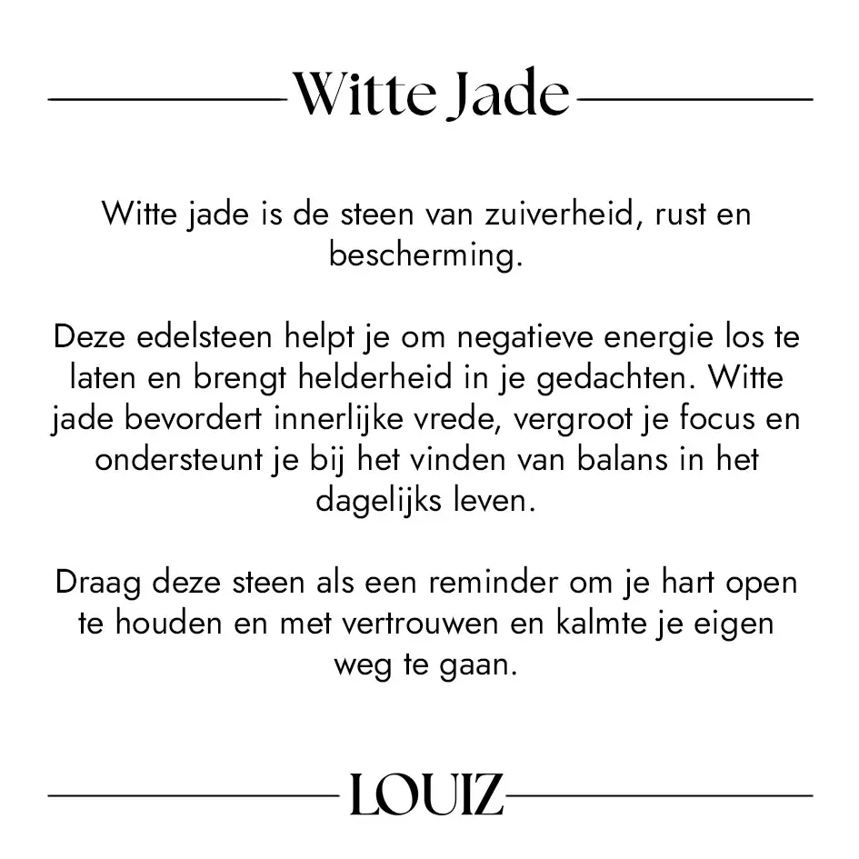 Witte Jade betekenis