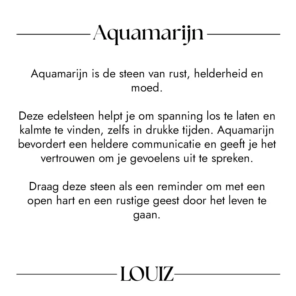 Aquamarijn betekenis
