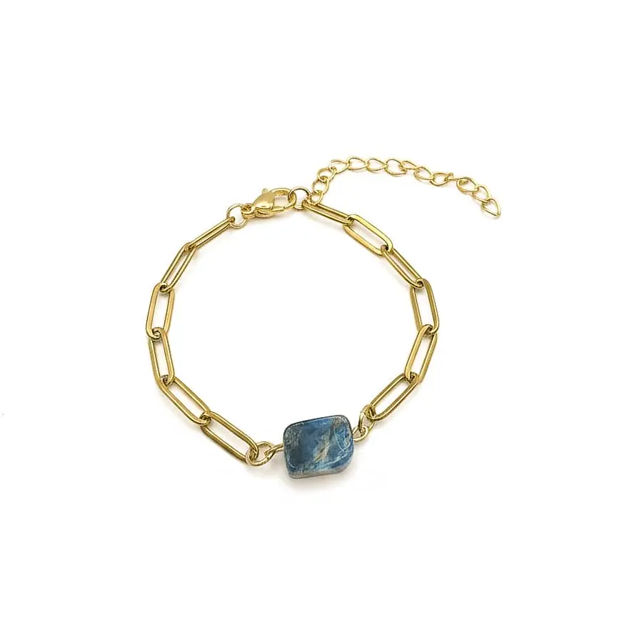 Armband met Apatiet steen Armband met apatiet steen