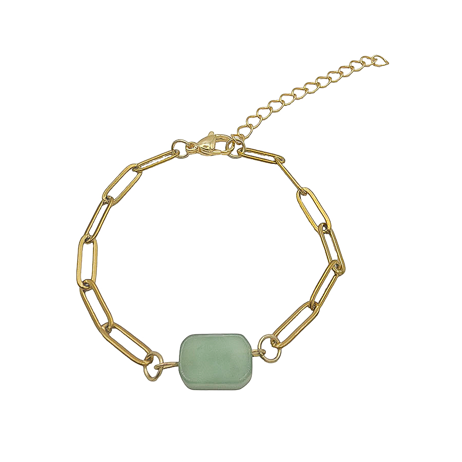 Armband met Aventurijn Steentje Armband met Aventurijn Steentje