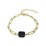 Armband met Obsidiaan steentje