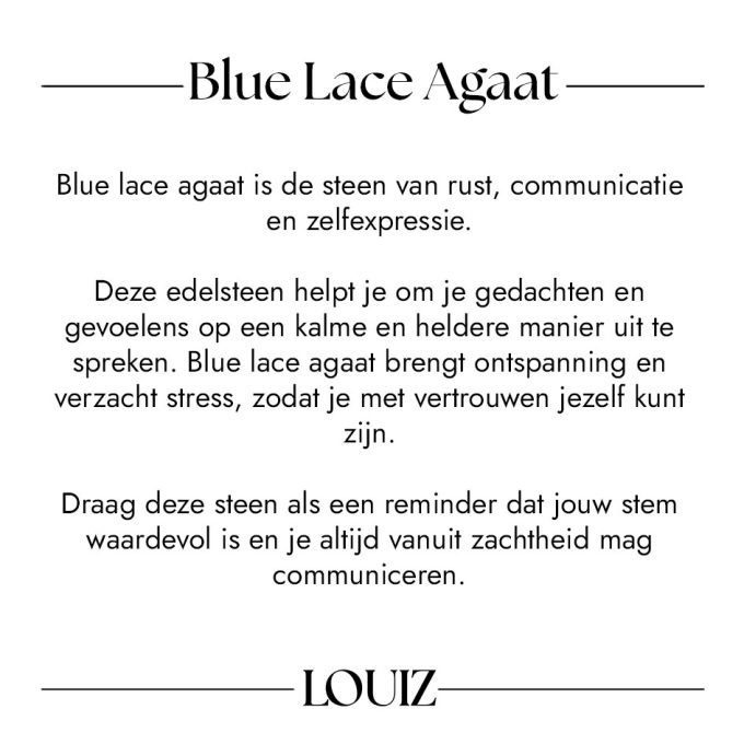 Blue Lace agaat betekenis
