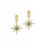 Oorbellen met Ster hanger s-2